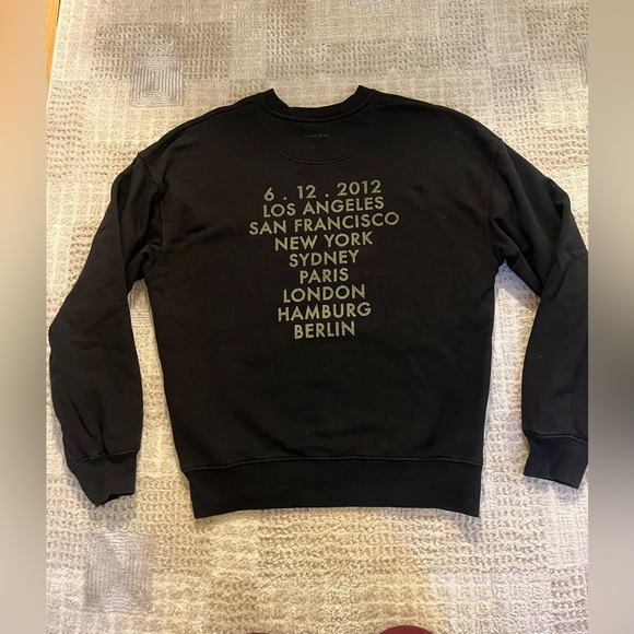 Anine Bing Black Kenny Sweatshirt World Tour size XS - Picture 3 of 6